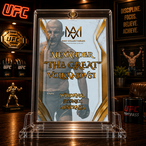 Alexander "The Great" Volkanovski Custom UFC Trading Card | Limited Edition Collector Card