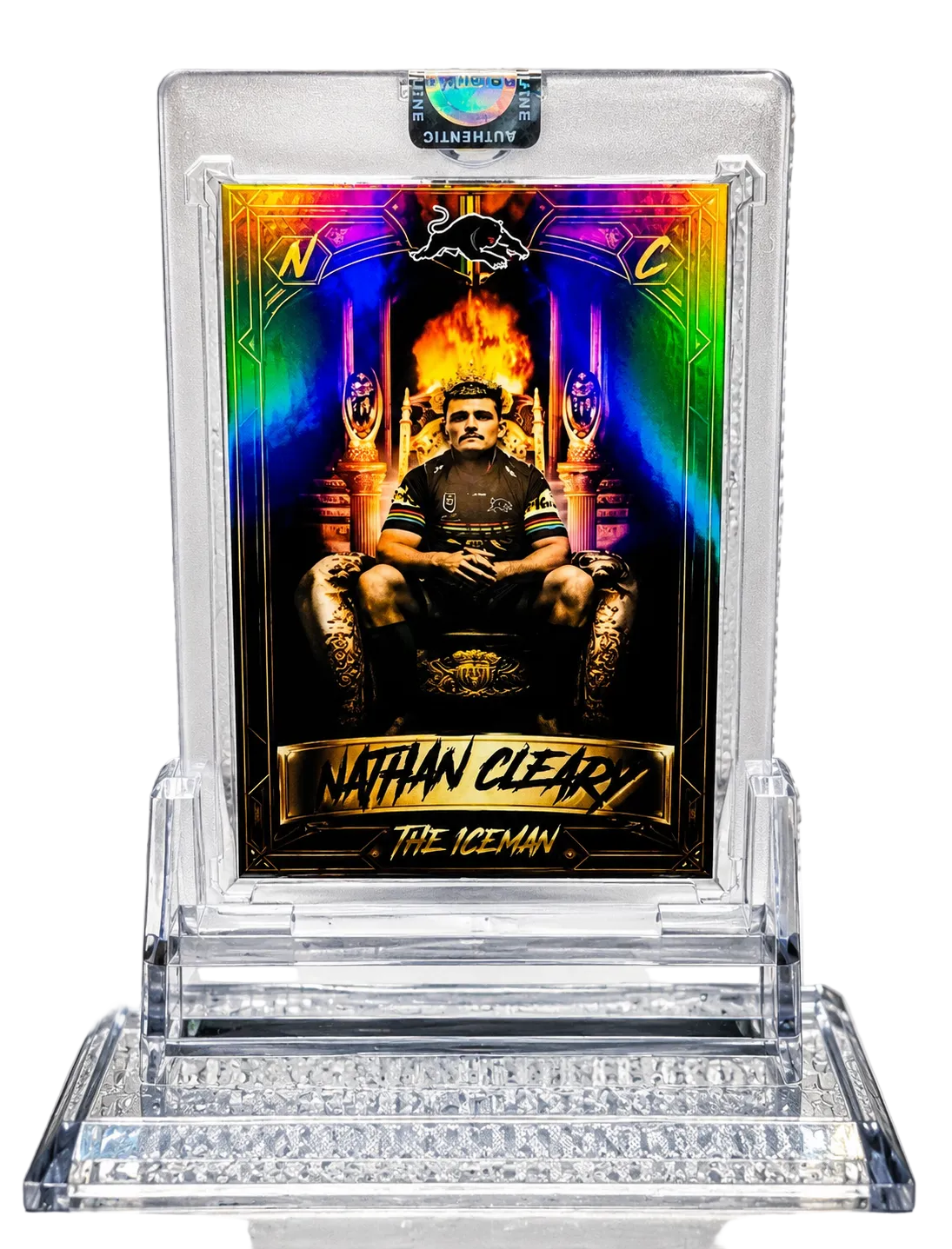 Nathan Cleary Penrith Panthers Custom NRL Trading Card | Unofficial Fan Art | Limited Edition Collector Card