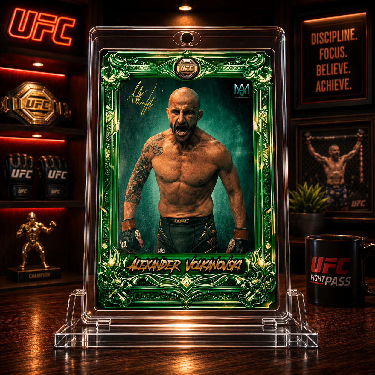 Alexander "Hulk" Volkanovski Custom UFC Trading Card | Limited Edition Collector Card