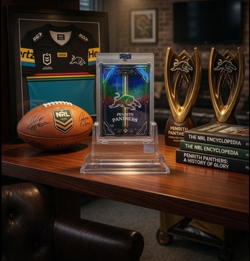 Nathan Cleary Penrith Panthers Custom NRL Trading Card | Unofficial Fan Art | Limited Edition Collector Card