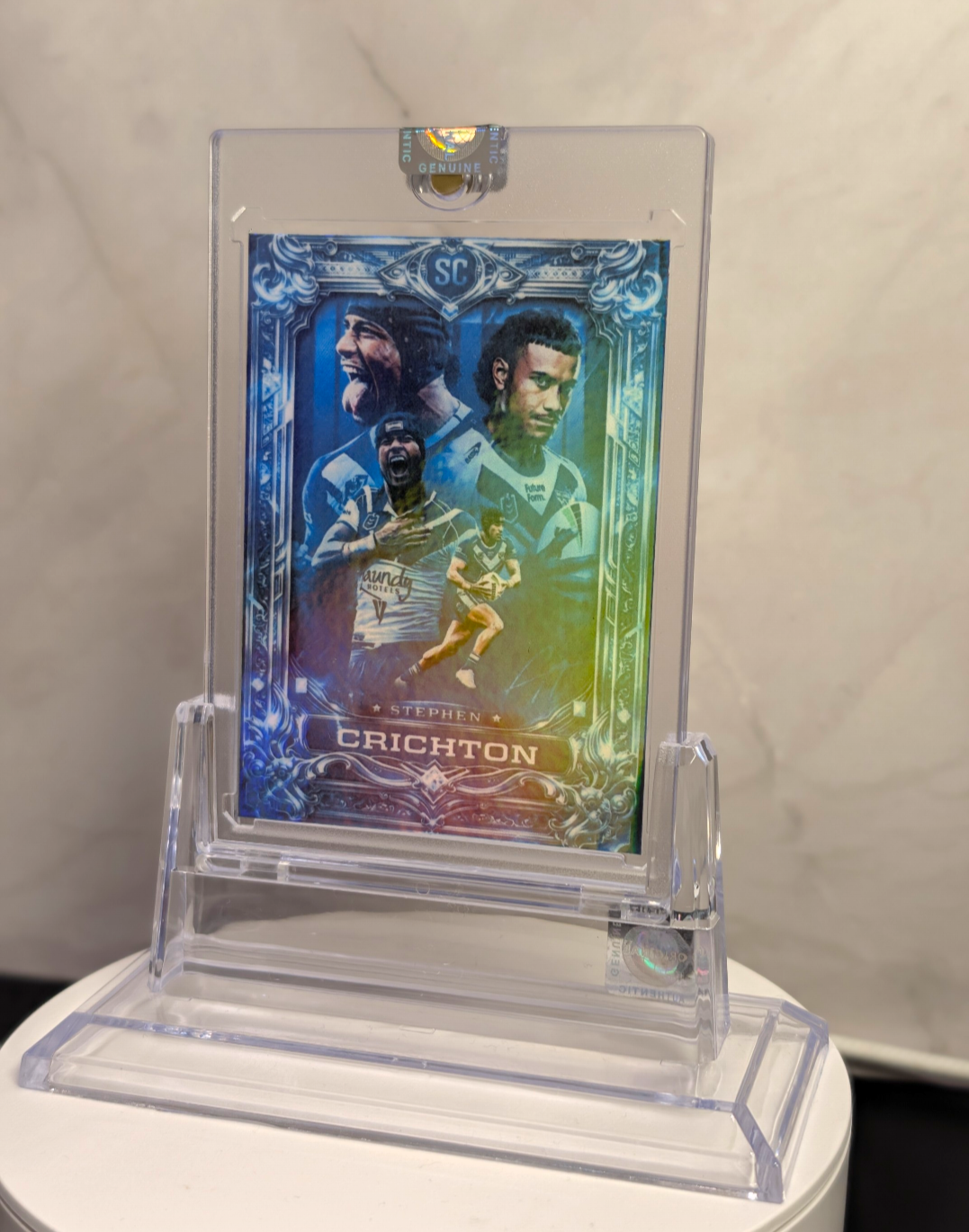 Stephen Crighton NRL Collector Card — Display View 2