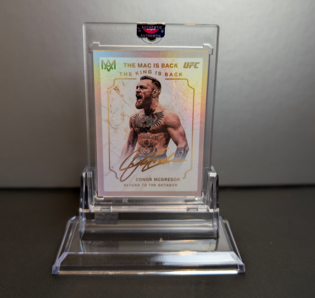 Conor McGregor Royal Gold Signature Custom UFC Trading Card