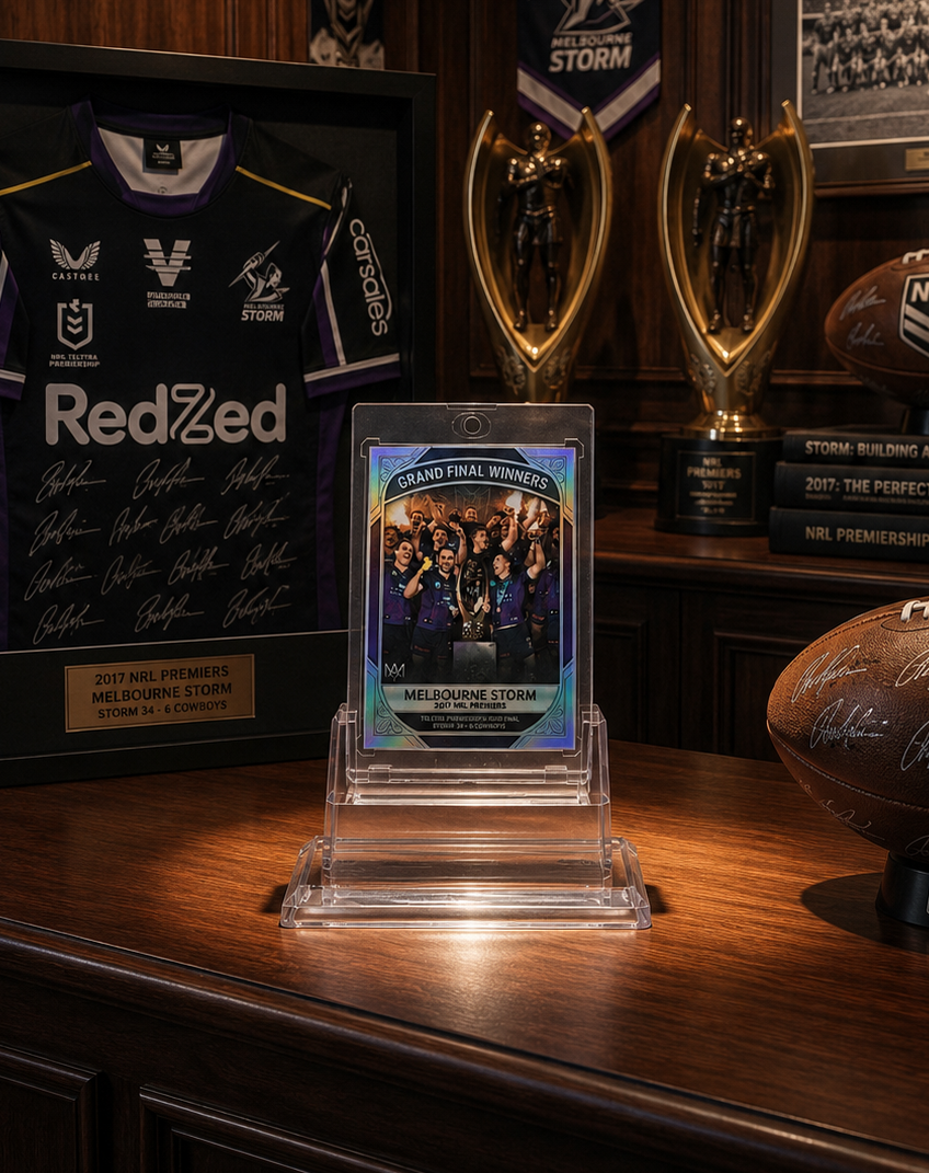 Melbourne Storm 2017 Grand Final Custom NRL Trading Card | Fan Art Novelty Unofficial | Limited Edition Collector Card