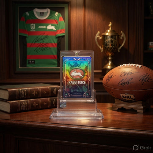 Alex Johnston Record Breaker Custom NRL Trading Card #213 | South Sydney Rabbitohs | Limited Edition Collector Card