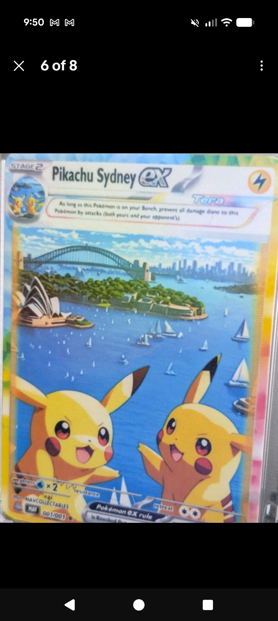 Pikachu Sydney Edition custom Pokemon card by MAV Collectables