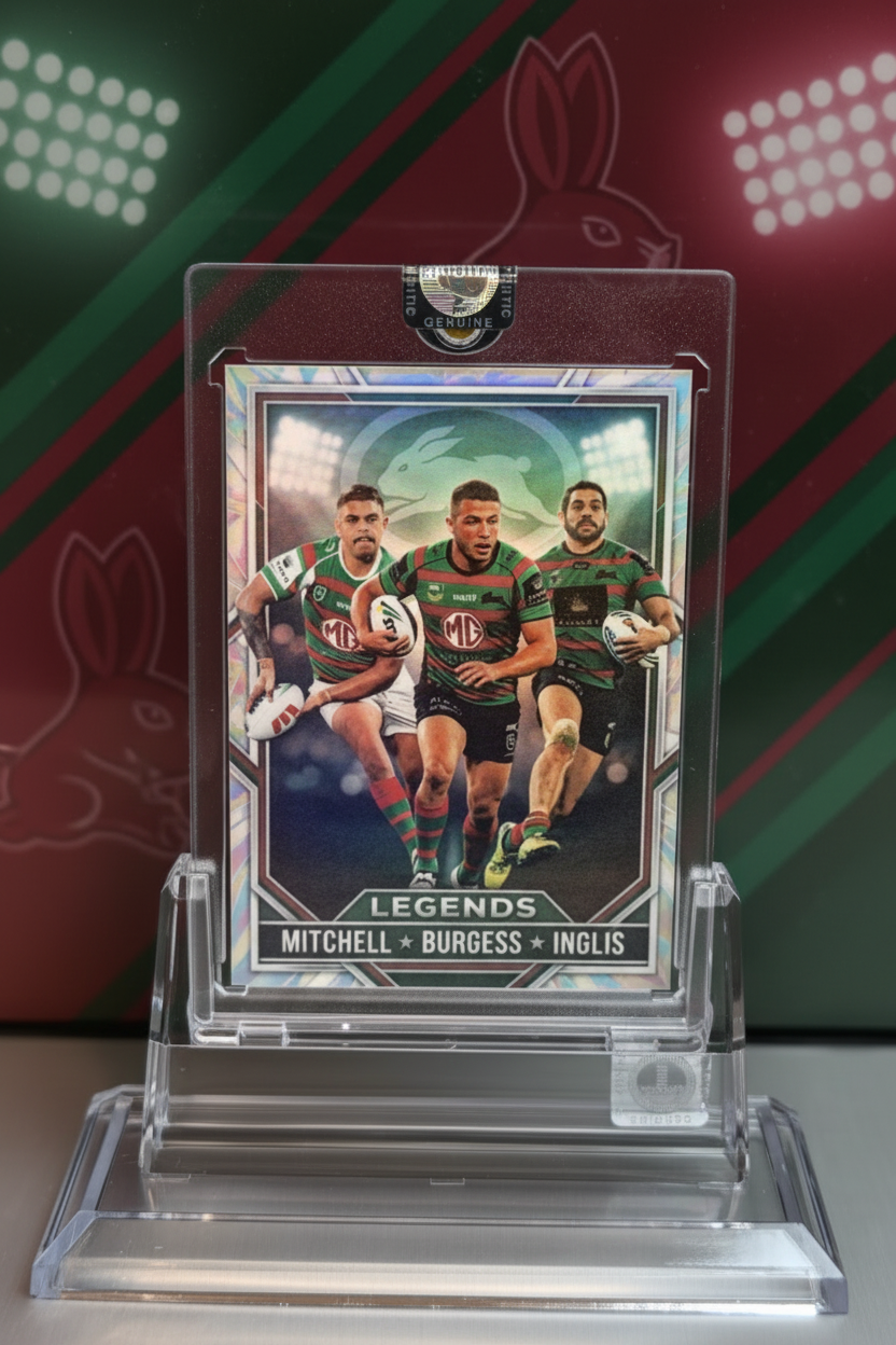 South Sydney Rabbitohs Legends Cracked Ice card by MAV Collectables