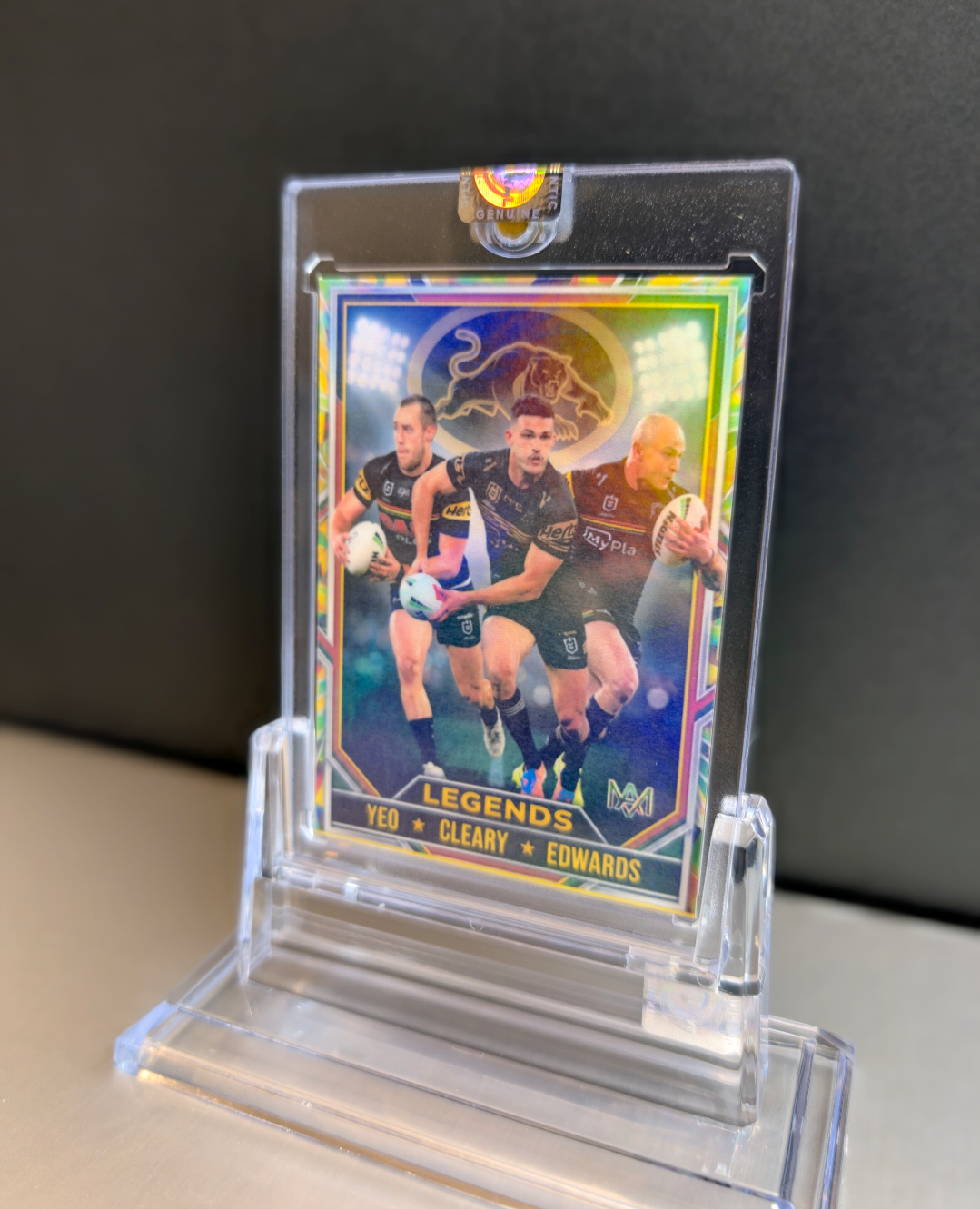 Penrith Panthers Legends Cracked Ice card - front view