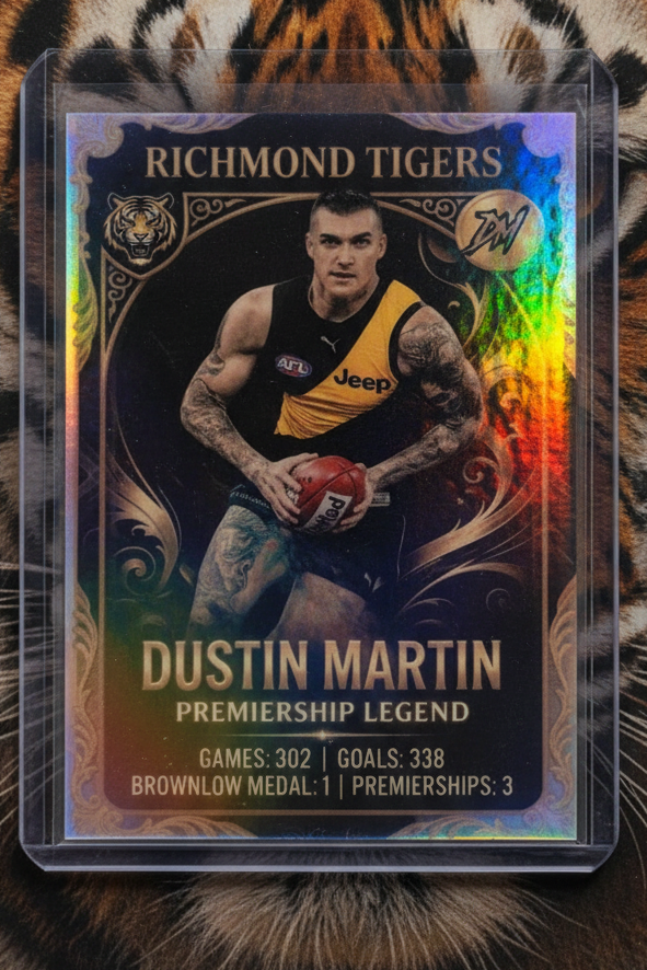 Dustin Martin Limited Edition Fan Art Card by MAV Collectables