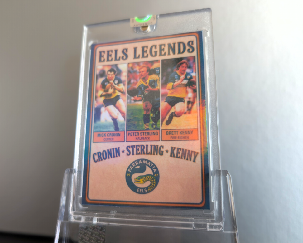 Parramatta Eels Legends Card — Cronin, Sterling & Kenny