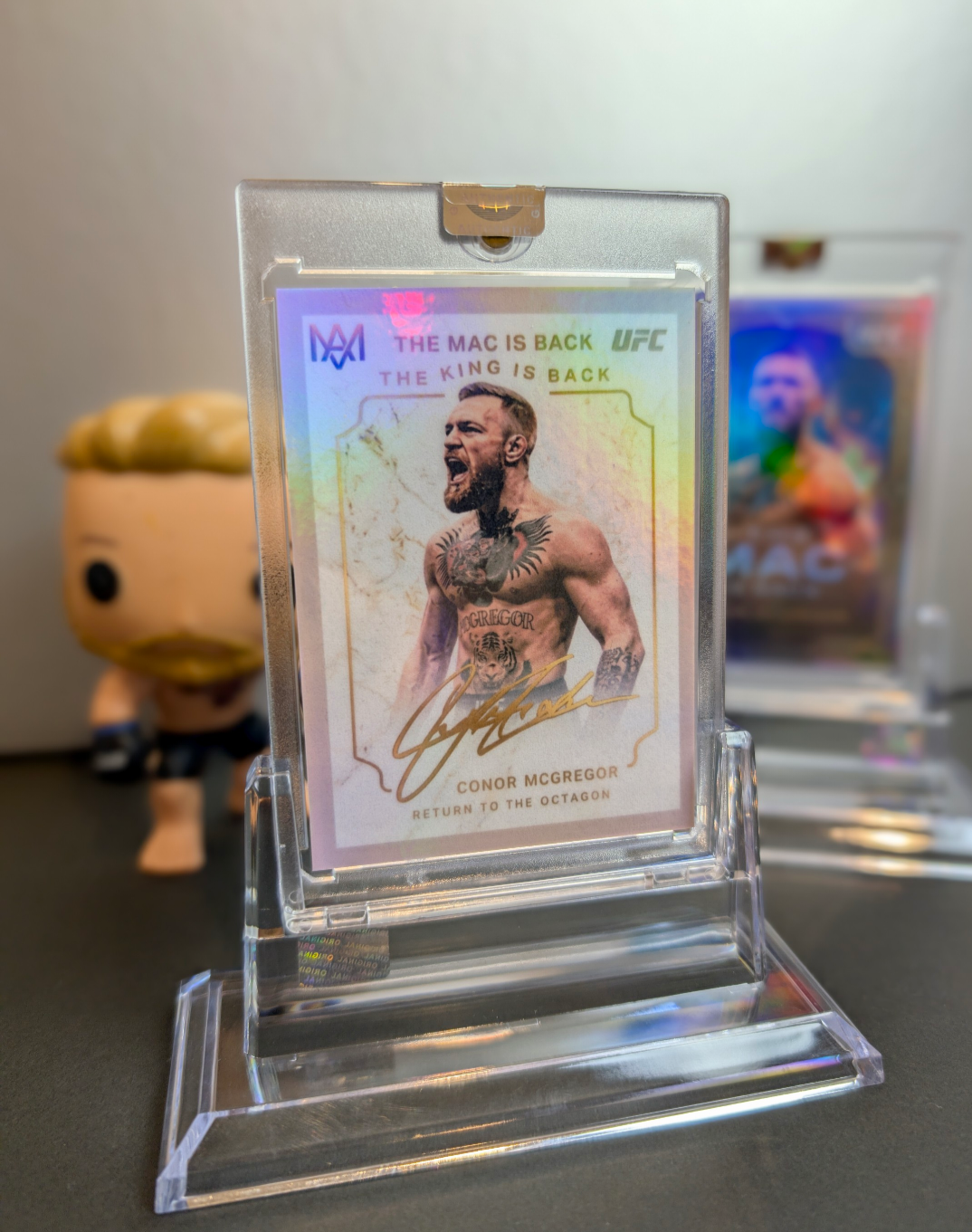 Conor McGregor Royal Gold Signature Custom UFC Trading Card - additional view