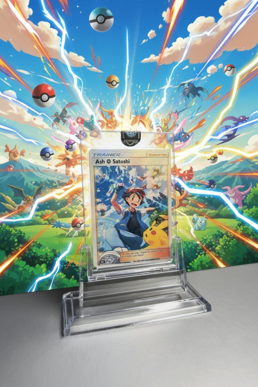 Ash and Friends custom Pokemon card by MAV Collectables