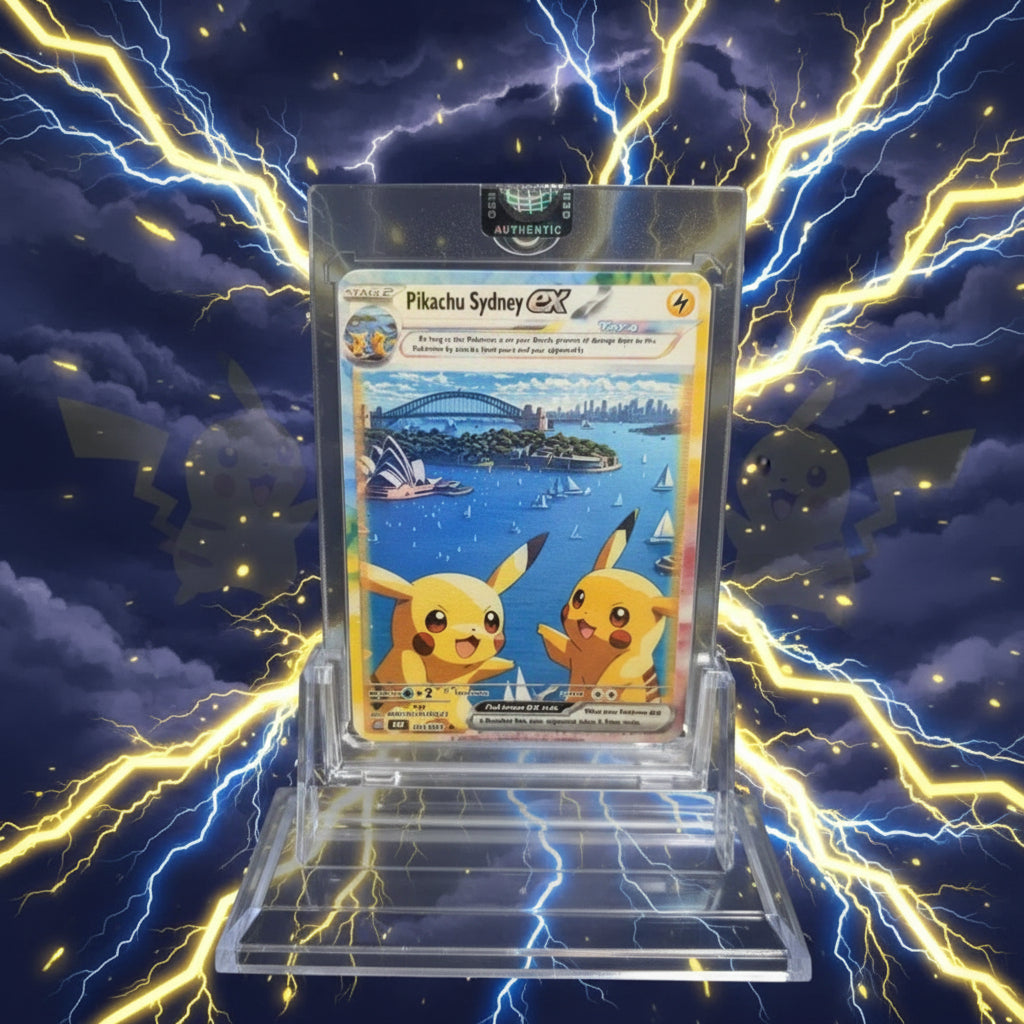 Pikachu Sydney Edition custom Pokemon card by MAV Collectables