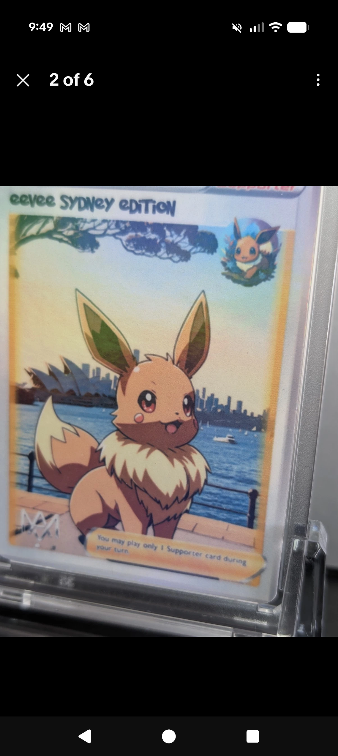 Eevee Sydney Edition custom Pokemon card by MAV Collectables