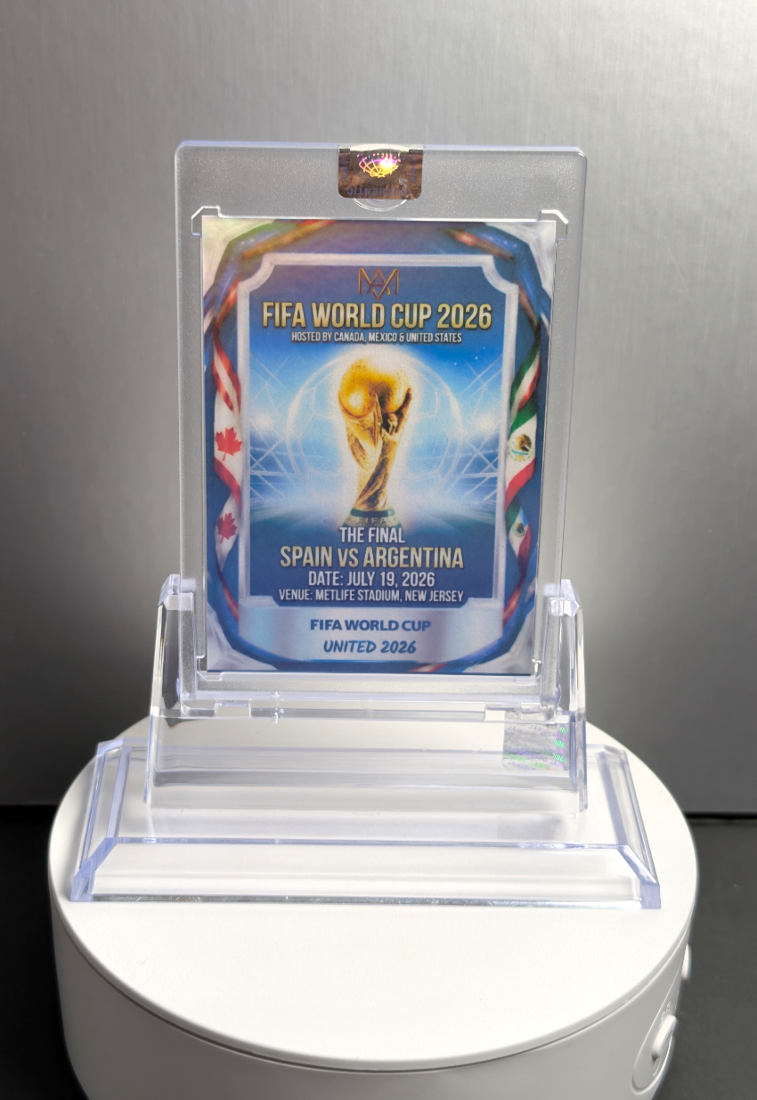 Argentina vs Spain 2026 World Cup Final custom trading card — additional view