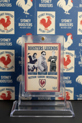 Roosters Foundation Legends Card — Beetson, Gibson & Messenger