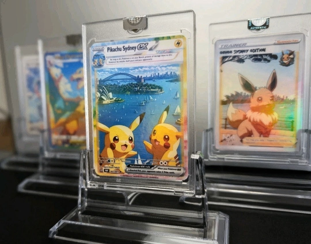 Pikachu Sydney Edition custom Pokemon card by MAV Collectables