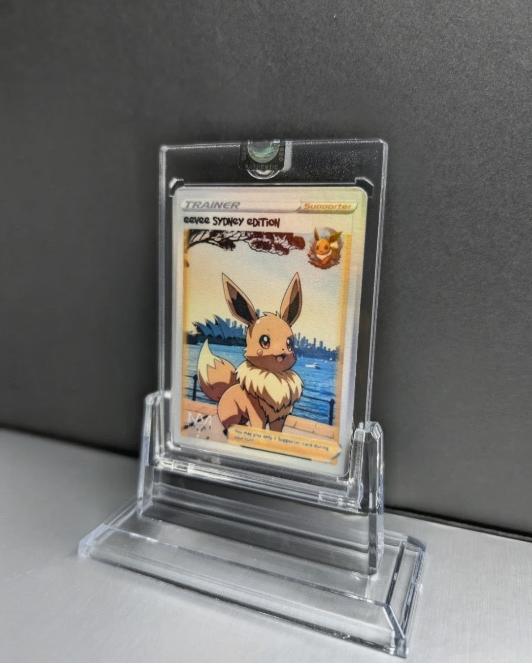 Eevee Sydney Edition custom Pokemon card by MAV Collectables